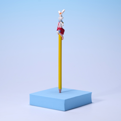 Blyertspenna Disney's Vem Satte Dit Roger Rabbit - Coolaste Pennan Med Figur - Walt Disney 1988