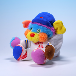 Sports Popples PC Pitcher - Mattel 1986 - Fint Skick