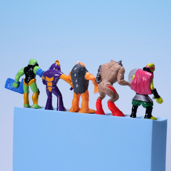 Trash Bag Bunch Series 1 5st Trashors - Galoob 1991 BUNDLE