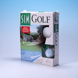 Sim Golf - Med Golfboll - PC Big Box - Maxis 1996 - KOMPLETT