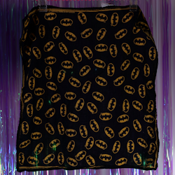 Vintage H&M Scarf / Duk - Batman Logos - 1996 - 47x47cm