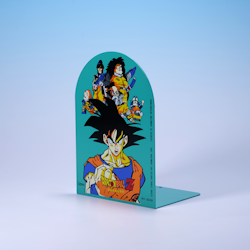 Bokstöd Dragon Ball Z - Superfin & Turkos - Animaion International 1989 - Rare Find!