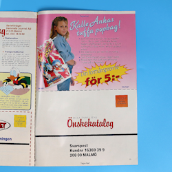 Prylkatalog Hela Familjens Önskekatalog - Disneyprylar Sommaren 1988
