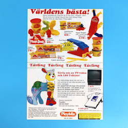 Leksakskatalog Annonsbilaga - Playmix September 1990