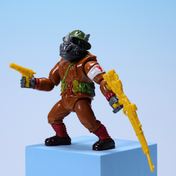 Teenage Mutant Ninja Turtles Dimwit Doughboy Rocksteady - Playmates Toys 1992