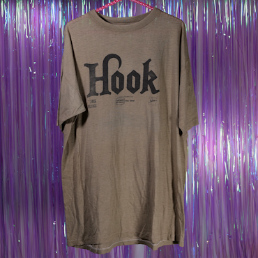 T-Shirt - Hook VHS Promo - Tristar, Amblin, Videogruppen Hos Shell & Egmont Film - 1992- XL - Rare Find!