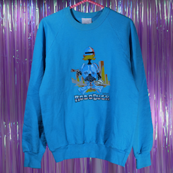Collegetröja - RoboDuck - Duck*Mania - 1987 - M