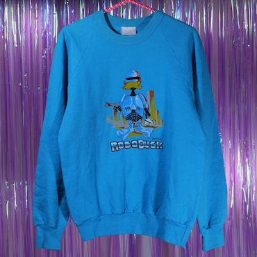 Collegetröja - RoboDuck - Duck*Mania - 1987 - M