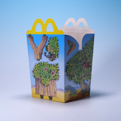 Happy Meal-box Djungelboken - Svensk - McDonald's 1993