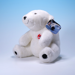 Gosedjur Coca-Cola Polar Bear - Coca-Cola 1998 - Ny Med Tag