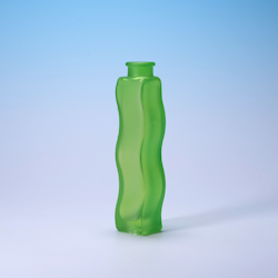 Vas IKEA SKÄMT Slime Grön - Vågig Y2K-vas