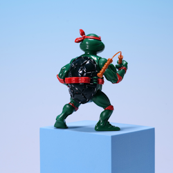 Teenage Mutant Ninja Turtles Michaelangelo with Storage Shell - Playmates Toys 1991