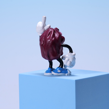 California Raisins Original Justin X. Grape - CALRAB 1987