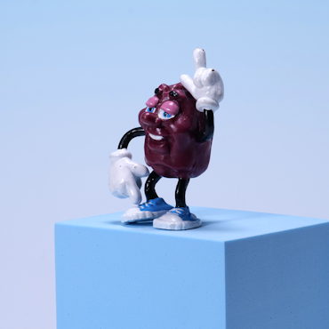 California Raisins Original Justin X. Grape - CALRAB 1987