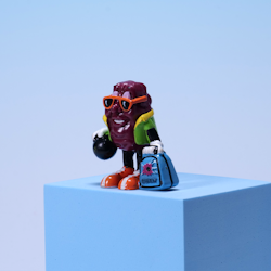 California Raisins Hardees - Wave 4 Ben Indasun (Bowler) - CALRAB 1991