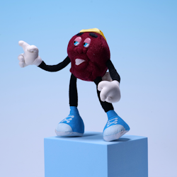 California Raisins Hardees - Wave 3 Justin X. Grape - CALRAB 1988 - Rare Find!