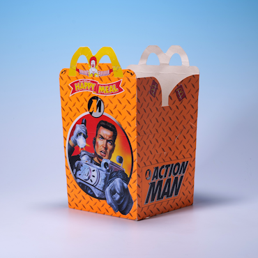 Happy Meal-box Action Man - Svensk - McDonald's 2000