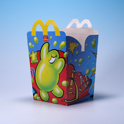 Happy Meal-box Flubber - Svensk - McDonald's 1997