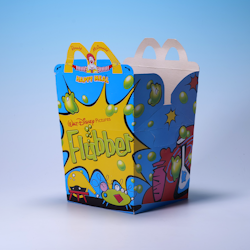 Happy Meal-box Flubber - Svensk - McDonald's 1997