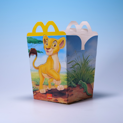 Happy Meal-box Lejonkungen 2 Simbas Skatt - Svensk - McDonald's 1998