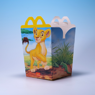 Happy Meal-box Lejonkungen 2 Simbas Skatt - Svensk - McDonald's 1998