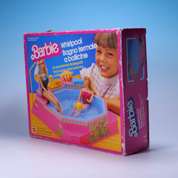 Barbie Bubbling Spa Hot Tub - Mattel 1986 - Med Box!
