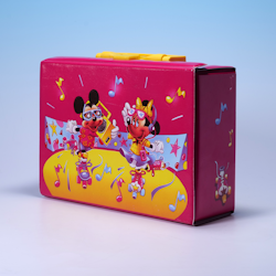 Kassettbärväska Disney - Musse & Mimmi I Discorinken - Forty Four 1992 - Komplett!