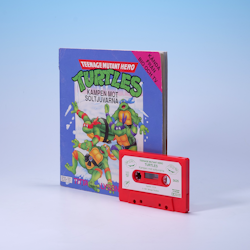 Kassettband Musiksaga - Teenage Mutant Hero Turtles: Kampen Mot Soltjuvarna - 1991 - Titta, Lyssna, Läs