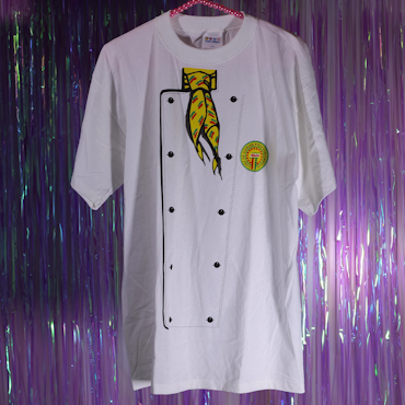 T-Shirt - Knorr - Vintage Reklamtröja - Top Print - Single Stitch - L/XL - Rare Find!