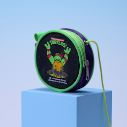 Miniväska Nyckelring Med Snöre & Bälteshållare Teenage Mutant Hero Turtles Raphael - Plus Licens AB - 1991