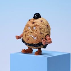 Food Fighters Chip the Ripper (Chocolate Chip) - Refrigerator Rejects - Mattel 1988 - Rare Find!