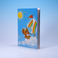 Brevpapper Care Bears - Ömhetsnalle Vindsurfar - Esselte 80-tal