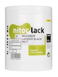 NitorLACK NitorAQUA Waterbased Matte Black Lacquer - 1L Can