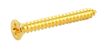 Allparts Humbucking Ring Screws Gold 8-p