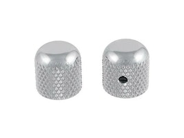 Allparts Dome Knobs Chrome 2-p