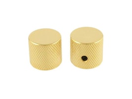 Allparts Barrel Knobs Gold 2-p