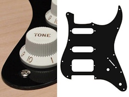 Boston ST-122 Pickguard Strat - Black