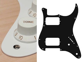 Boston ST-132 Pickguard Strat - White