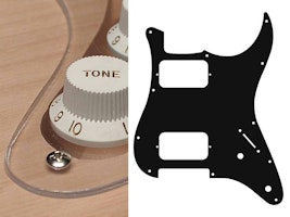 Boston ST-132 Pickguard Strat - Transparent