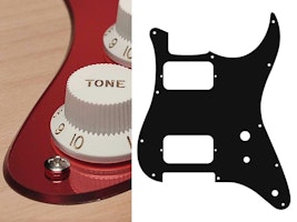 Boston ST-231 Pickguard Strat - Mirror Red