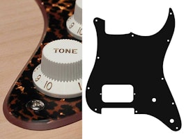 Boston ST-244 Pickguard Strat - Tiger Brown Pearl