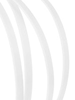 Incudo IN490 ABS Guitar Binding White Plain - 1600x6x1.5 mm