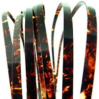 Incudo IN650 Celluloid Guitar Binding Dark Tortoise Shell - 1600x6x1.5 mm
