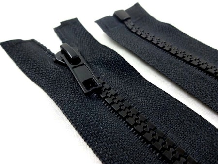 Delbar dragkedja-Svart-70 & 75