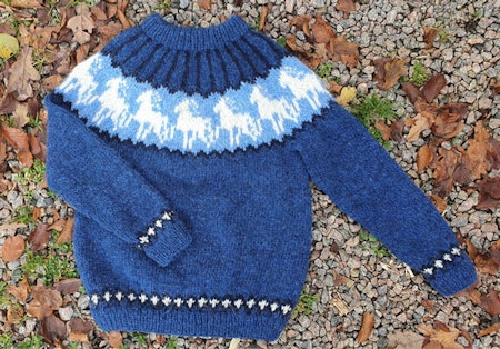 Barntröjor hästmönster ca 10-12 år, se mått