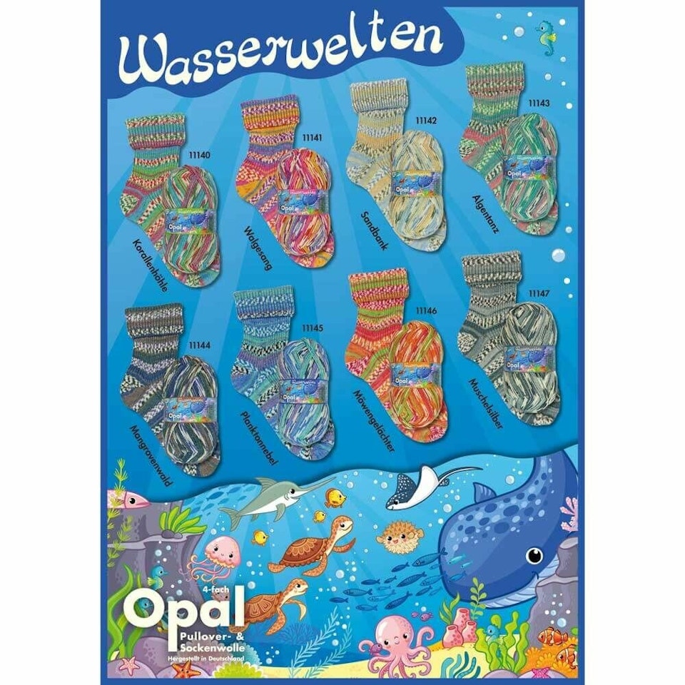 Opal wasserwelten sockgarn 100g