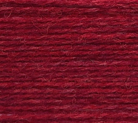 Merinolammull-Rasberry 276-rödmelerad