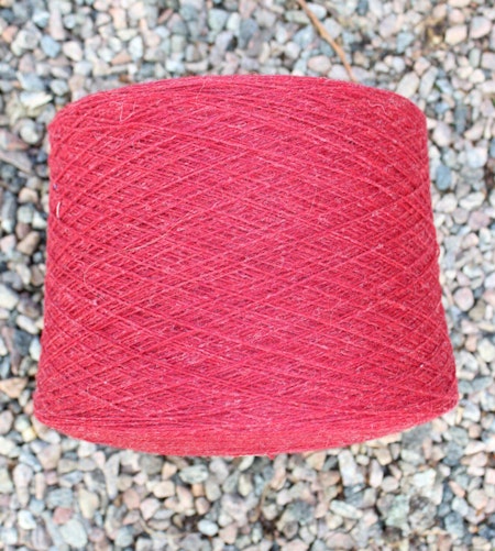 Merinolammull-Rasberry 276-rödmelerad
