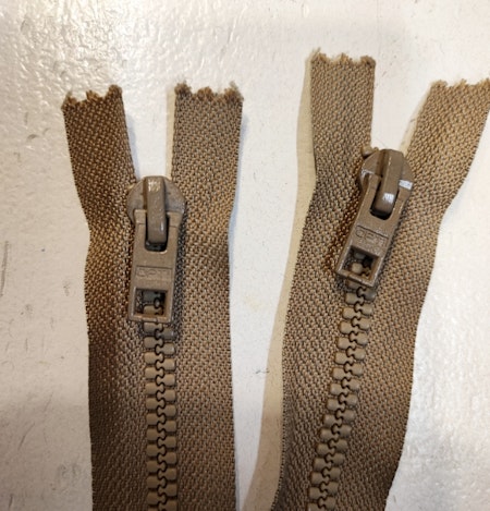 Dragkedja delbar beige 55 och 69cm