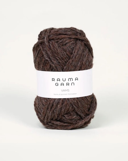 Vams-Mørk brun melert-64